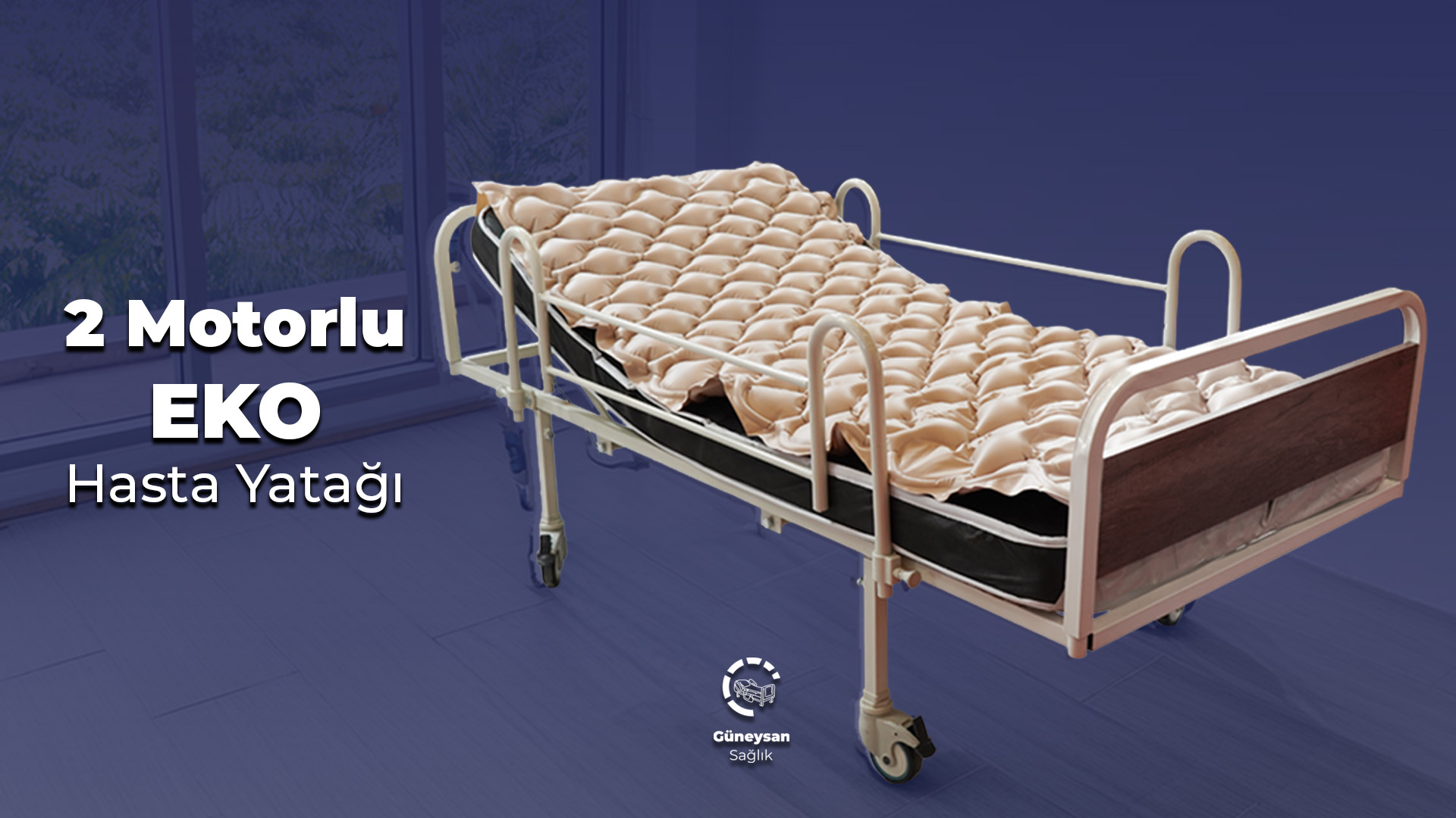 2 Motorulu Ekonomik Hasta Yatağı
