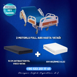 2 Motor Full ABS Hasta Yatağı - Set 2