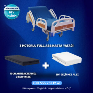 3 Motor Full ABS Hasta Yatağı - Set 2
