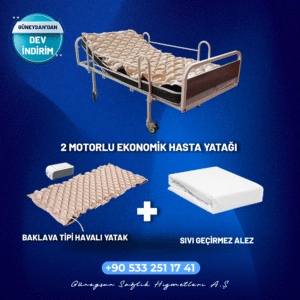 2 Motorlu Eko Hasta Yatağı - Set 1